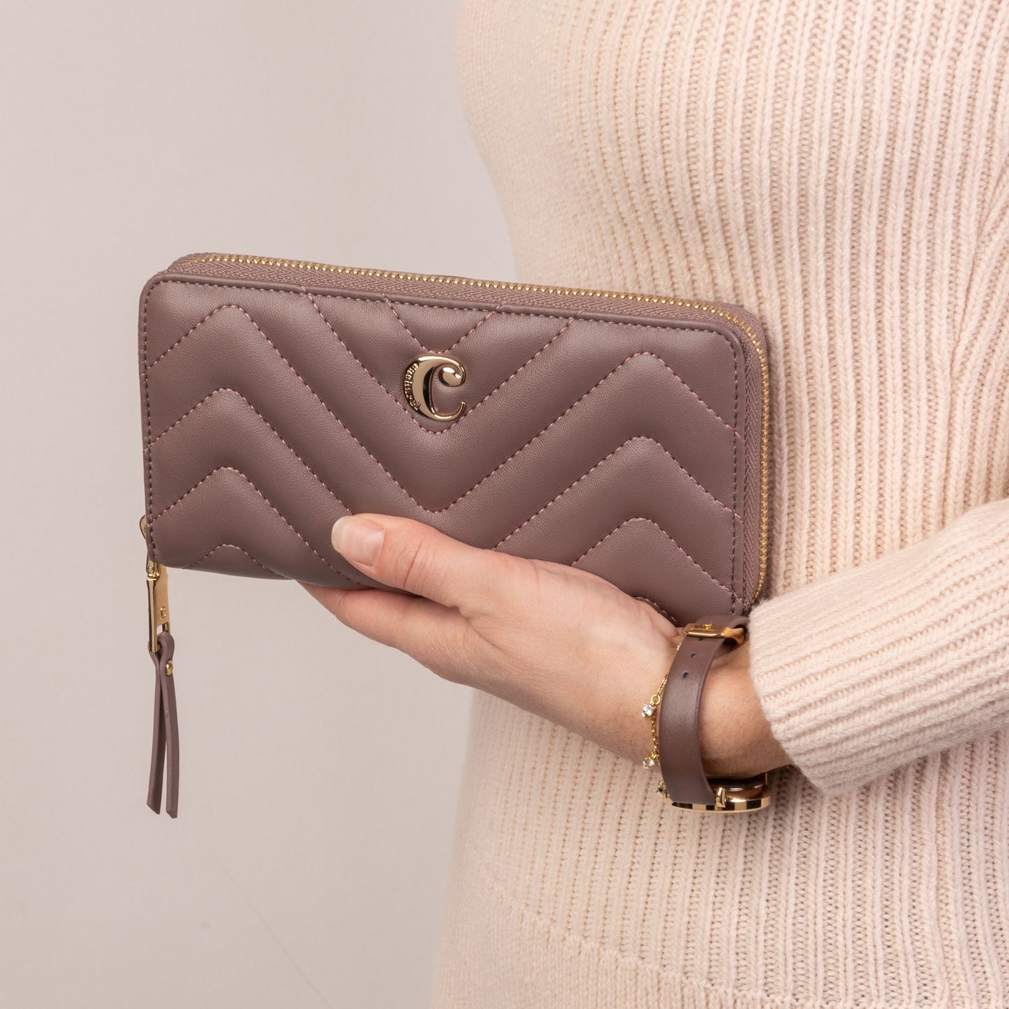 Cacharel - Odeon Travel Wallet - Taupe